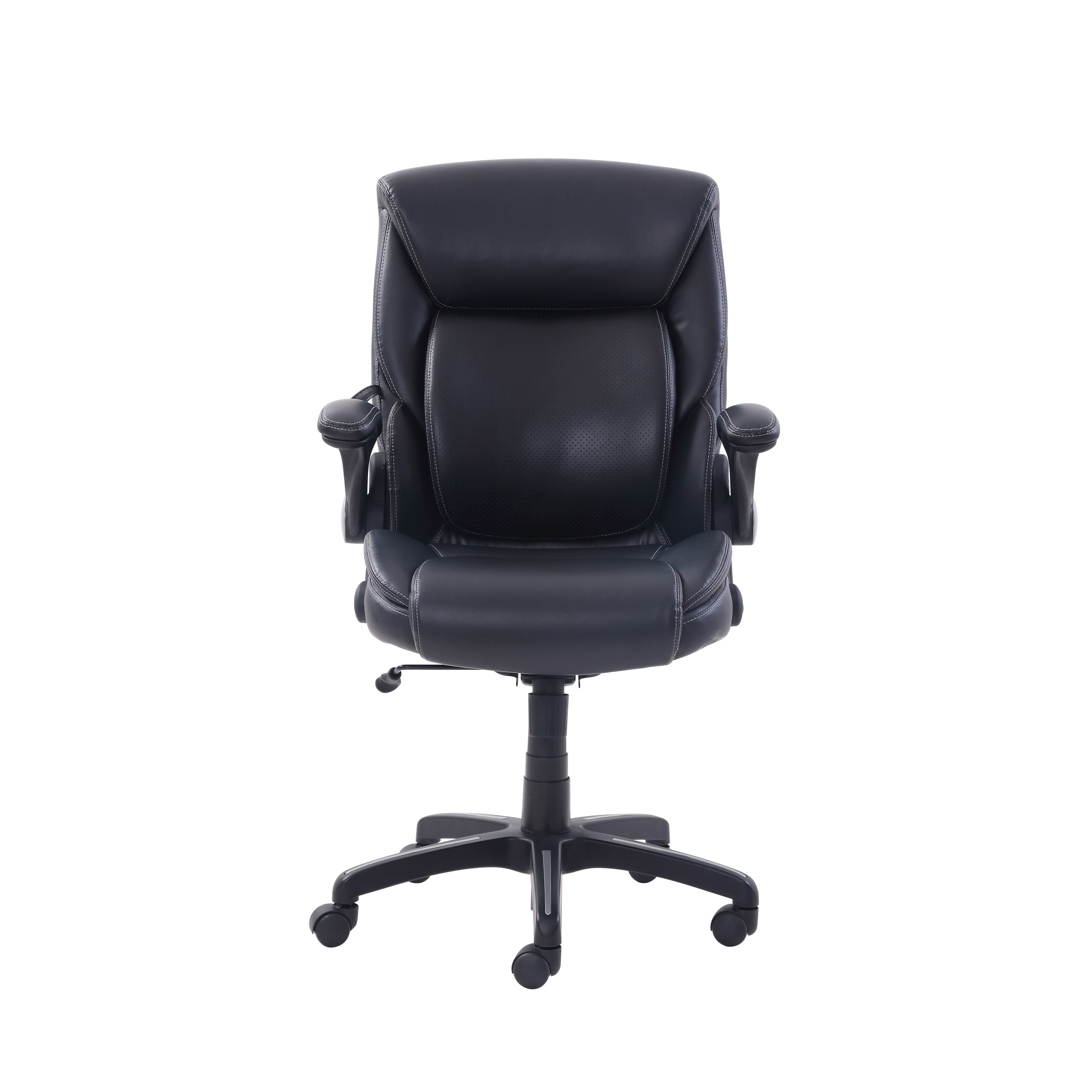 Serta Air Lumbar Bonded Leather Manager Office Chair (Black) $99 + Free Shipping