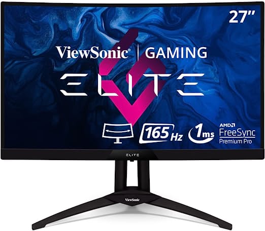 27" ViewSonic ELITE XG270QC Curved 1440p 1ms 165Hz Gaming Monitor $236.99 + Free Shipping