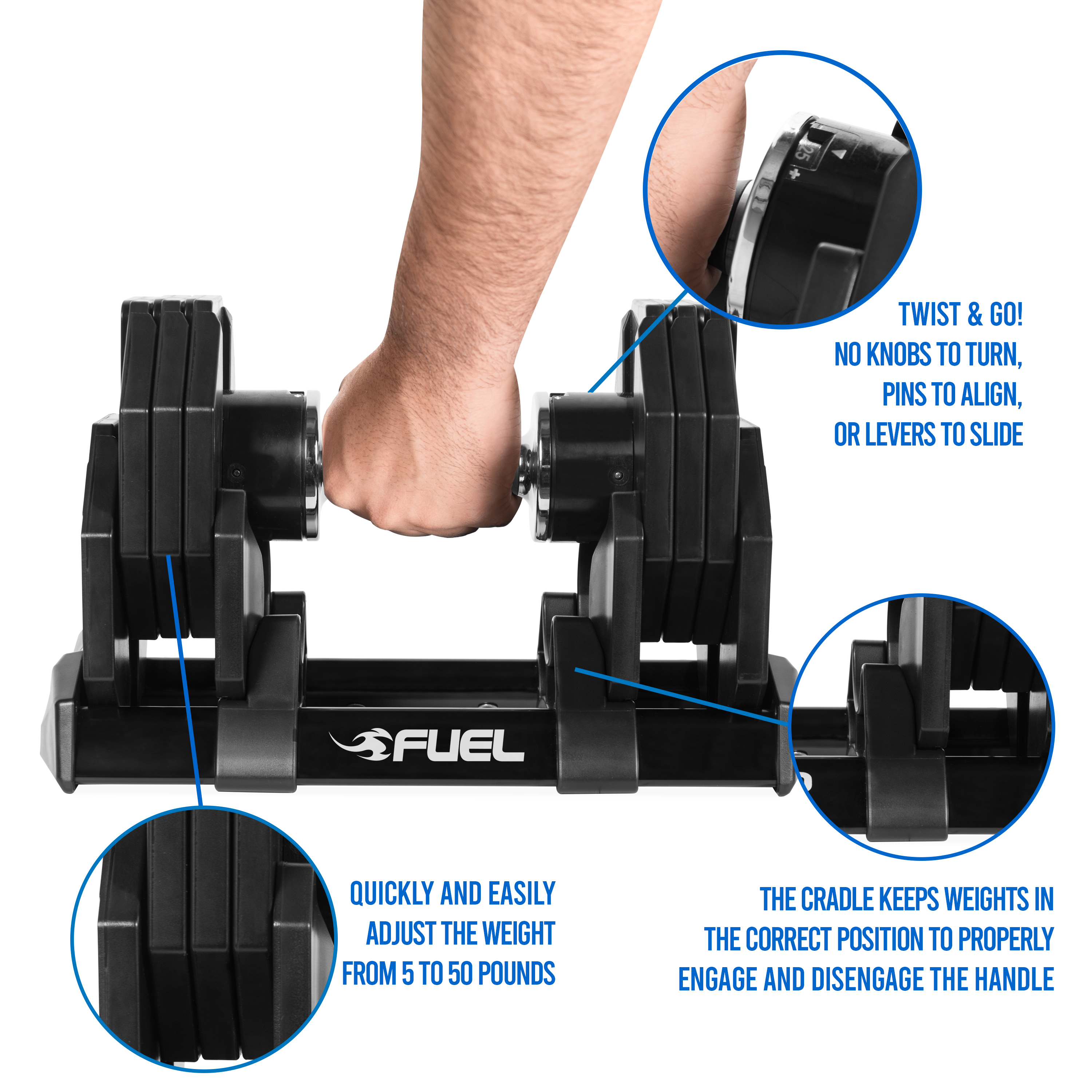 Fuel dumbbells clearance