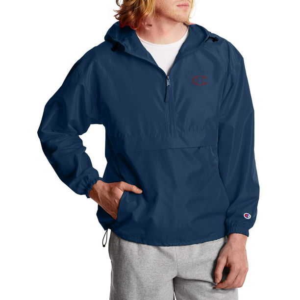 Champion Men's Big & Tall C Logo Stadium Packable Anorak Jacket (Black or Navy, Very Limited Sizes) $15.00 + Free S&H w/ Walmart+ or $35+