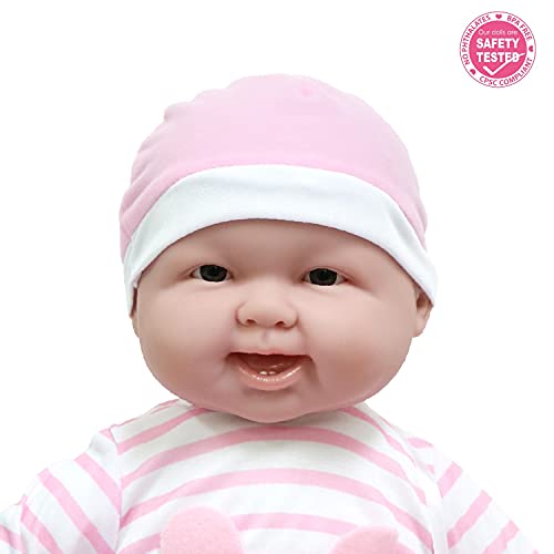 JC Toys ‘Lots to Cuddle Babies’ 20-Inch Pink Soft Body Baby Doll and Accessories Designed by Berenguer, Pink - caucasian $14.99 + Free Shipping w/ Prime or on $25+