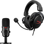 HyperX Streamer Pack: SoloCast USB Microphone & Cloud Core Gaming Headset $60 +6% SD Cashback + Free S&amp;H