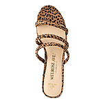 Melrose Ave Women's Faux Suede Slide Sandals w/ Block Heel $9.99 + Free S&amp;H w/ Walmart+ or $35+