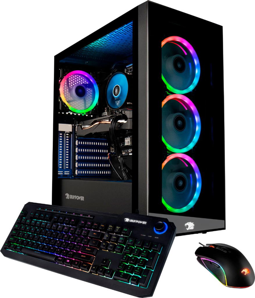 iBUYPOWER Gaming Desktop Intel i7-10700F 16GB Memory NVIDIA GeForce RTX 2060 6GB 1TB HDD + 480GB SSD - $1099