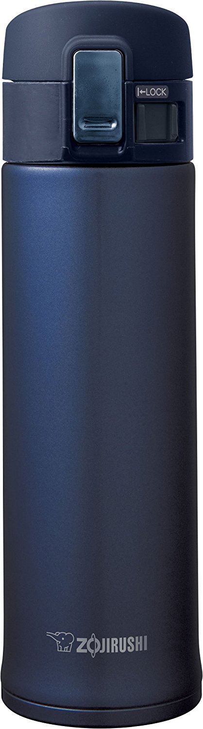 SM-KHE48AG Stainless Steel Mug, 16-Ounce, Smoky Blue, USA, Brand Zojirushi $17@Amazon