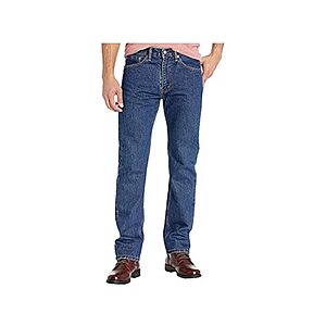 Levi's Men's 505 Regular Dark Stonewash Jeans (32 x 30 Only) .15 + Free S/H w/ Prime