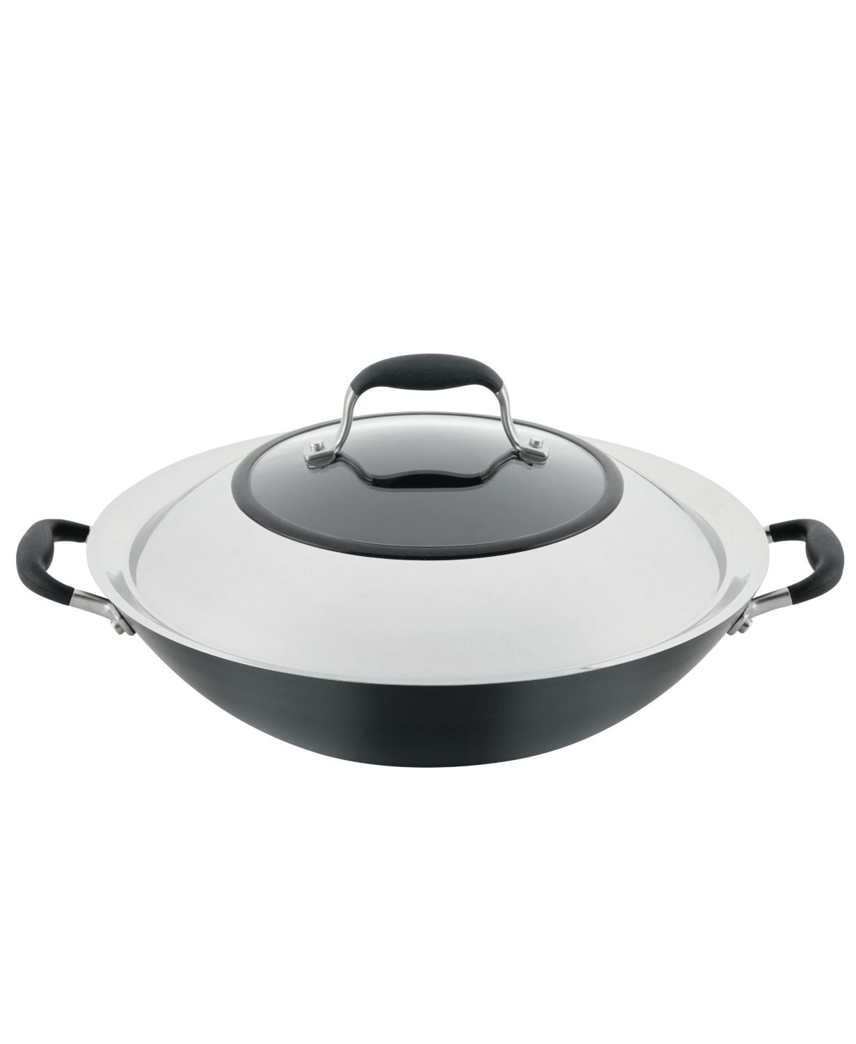 Macy's - Anolon  Hard-Anodized 14" Nonstick Wok with Side Handles $50.99