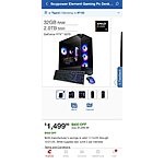 iBUYPOWER Element Gaming PC Desktop - AMD Ryzen 7 9800X3D - NVIDIA GeForce RTX 5070 12GB - Windows 11 Home - 32GB RAM - 2TB SSD