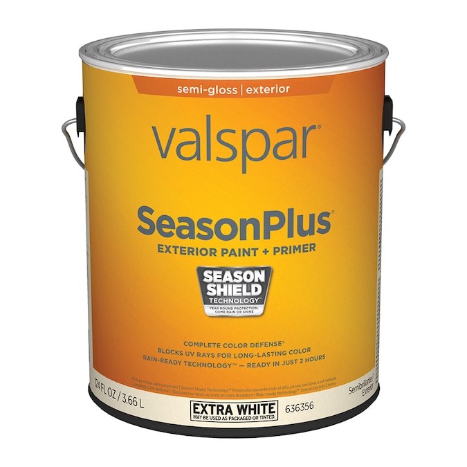 Lowe's Valspar Seasons Plus Extra White Exterior Paint $8 1-Gal, $15 5-gal, $2 Quarts Clearance