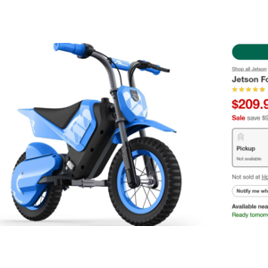YMMV :  Jetson Fort Kids' Electric Ride-On - Blue - $209.99