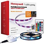 16.4-ft Honeywell Motion Activated Multi-Color RGB LED Strip Light w/ Remote $12.20