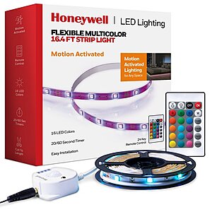 16.4-ft Honeywell Motion Activated Multi-Color RGB LED Strip Light