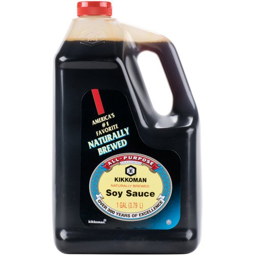 Kikkoman Traditionally Brewed Soy Sauce, 1 Gallon (Pack of 4) $19.99 - Free shipping with Amazon Prime