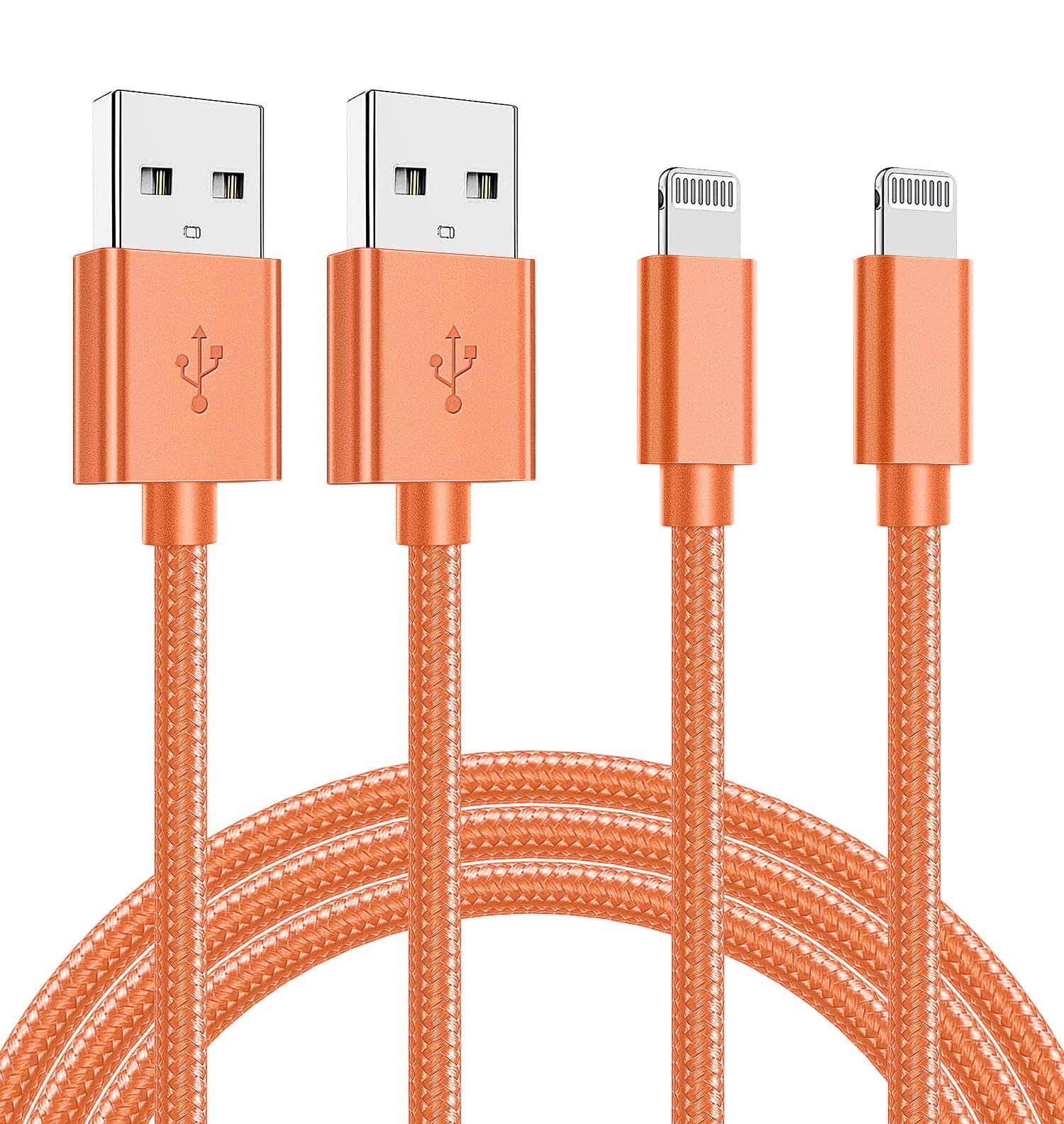 2-Pack 6FT Hi-Mobiler MFi Certified Nylon Braided Lightning Cable $2.99 at Amazon