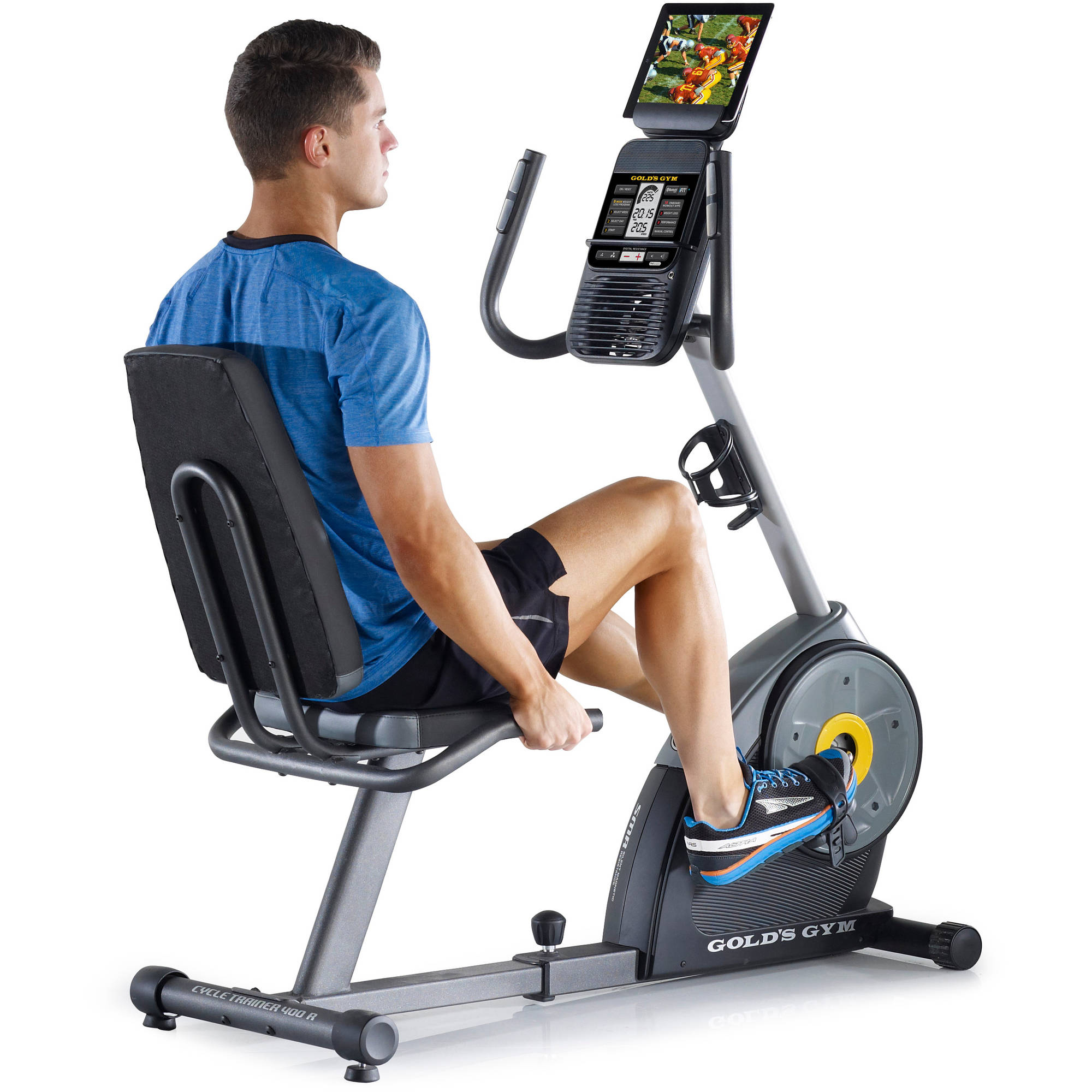 Gold S Gym Cycle Trainer 400 Ri Recumbent Exercise Bike With Ifit