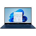 ASUS - Zenbook Flip 2-in-1 15.6&quot; OLED Touch-Screen Laptop - Intel Evo - Core i7 - Intel Arc A370M - 16GB Memory - 1TB SSD - Azurite Blue - Open Box - Excellent $517