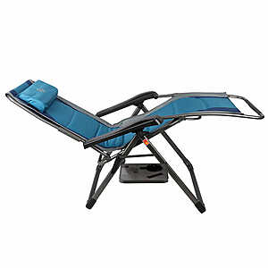 Costco Members Timber Ridge Zero Gravity Lounger Dark Blue
