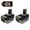 RYOBI ONE+ HP 18V Lithium-Ion Battery (2-Pack)