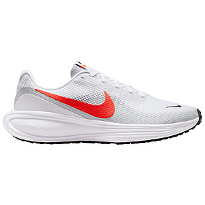 Nike Men's Revolution 8 Running Shoes - White/Bright Crimson/Blk $38.99