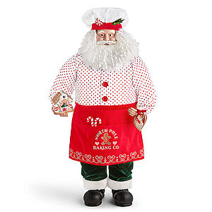 North Pole Trading Co. 36in Baker Christmas Santa Figurine $39.99
