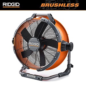 RIDGID 18V Brushless Hybrid 18 in.Drum Fan (Tool Only).Free Shipping.$139