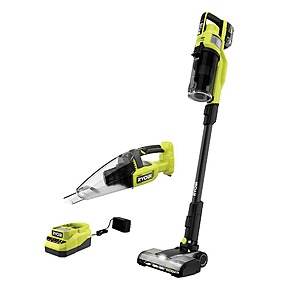 ONE+ HP 18V Cordless Pet Stick Vacuum Cleaner Kit w/ Battery,Charger & Cordless Multi-Surface Handheld Vacuum $179