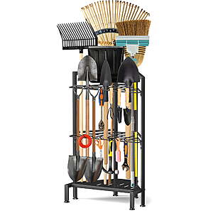 Garden Tool Organizer,Yard Tool Tower Rack for Garage Organization Corner Storage for Garden,Shed,Garage Storage $31.49