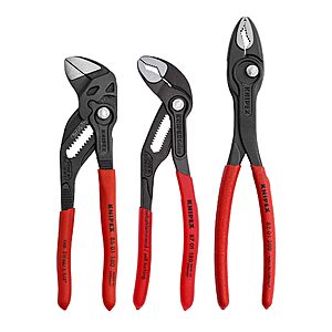 3-Pc KNIPEX Top Selling Pliers Set $91.70 + Free S&H