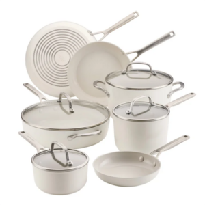 Costco Members: KitchenAid Hard-Anodized Ceramic Induction Cookware Set, 11-piece | Model 84292. Free Shipping. $199.99
