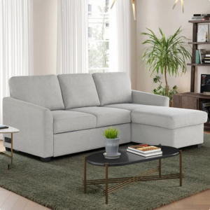 Coddle Cameron Convertible Sofa with Reversible Chaise and Storage, Beige. Free delivery, setup and packaging removal. $849.99