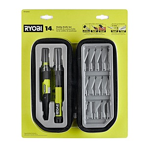 14-Pc Ryobi Hobby Knife Set $19.95 + Free S&H