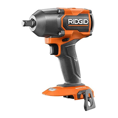 RIDGID 18V Brushless Cordless 4-Mode 1/2 in. Mid-Torque Impact Wrench with Friction Ring (Tool Only). YMMV - HACK $81.31