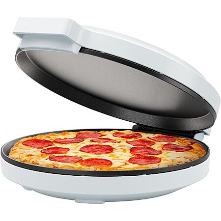 Chefman Everything Maker & Pizza Oven, 1440W Countertop Electric Pizza Maker w/12” Nonstick Cooking Plates, Plus Makes Quesadillas, Omelettes & More $39.99