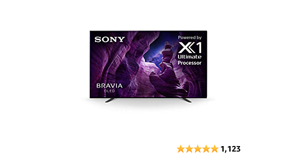 Sony A8H 65-inch TV: BRAVIA OLED 4K Ultra HD Smart TV with HDR and Alexa Compatibility - 2020 Model - $1798