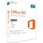 Office 365 Personal -- $50.88, free shipping