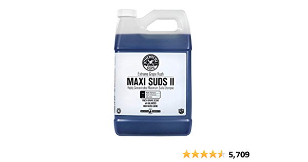 Chemical Guys CWS_1010 Maxi-Suds II Super Suds Car Wash Soap and Shampoo, Grape Scent, 1 Gal - $16.66