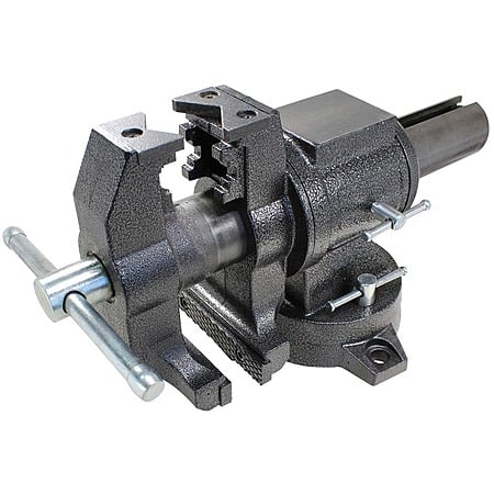 [YMMV] 5 in. Multi-Purpose Rotating Pipe and Bench Vise with Swivel Base $35 at Home Depot