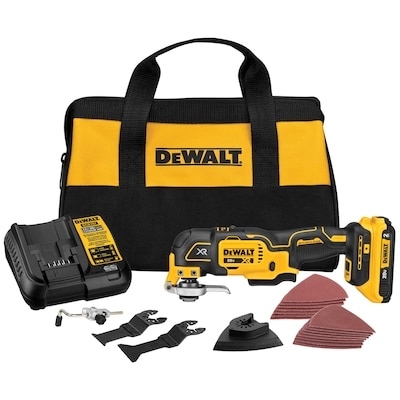 DEWALT XR 8-Piece Brushless 20-volt Max 3-speed Oscillating Multi-Tool Kit with Soft Case (1-Battery Included) Lowes.com - $129