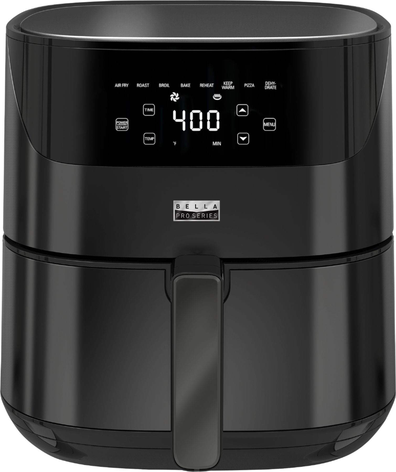 6.3Quart Bella Pro Series Touchscreen Air Fryer (Black)