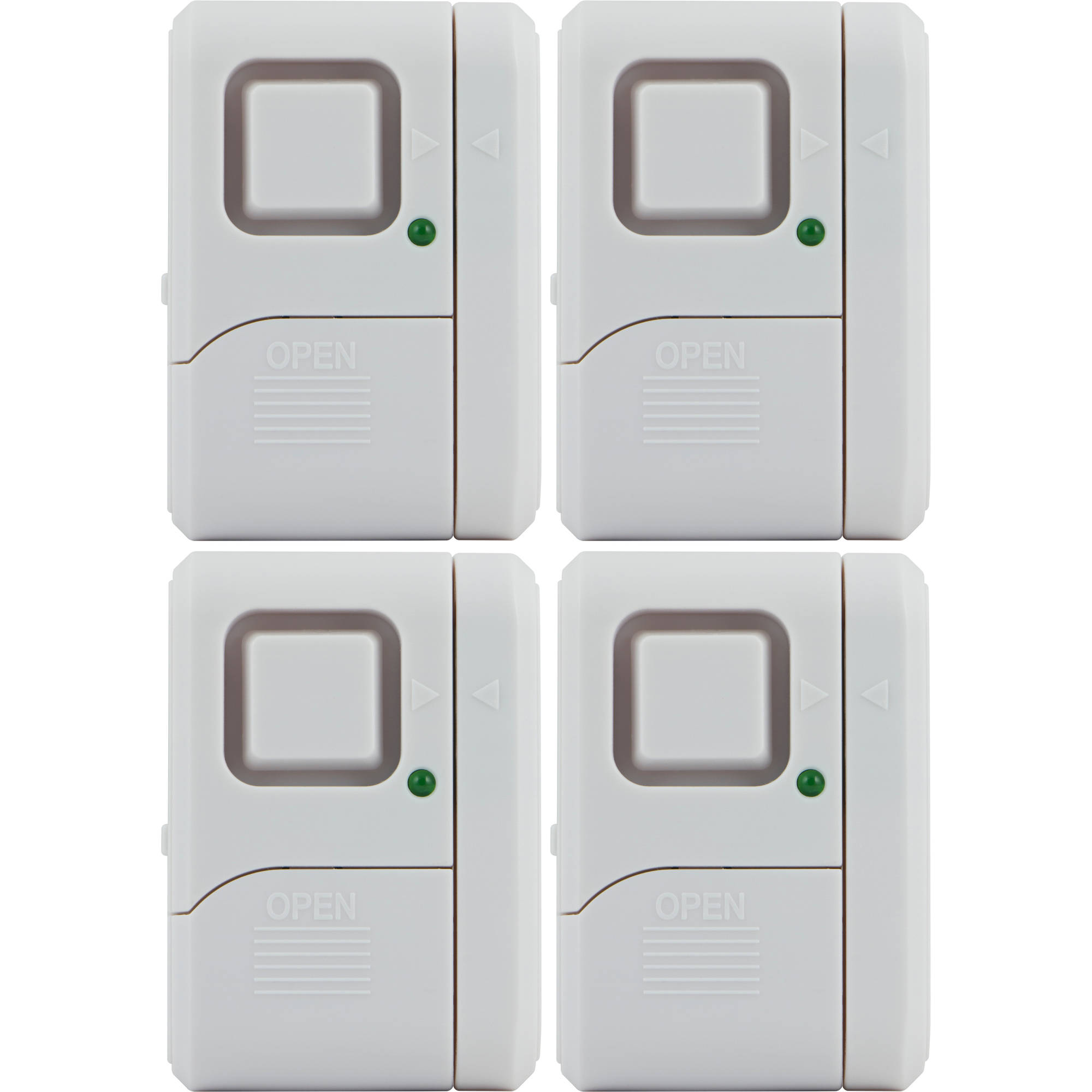 Ge Personal Security Window Door Alarm 4 Pack Battery