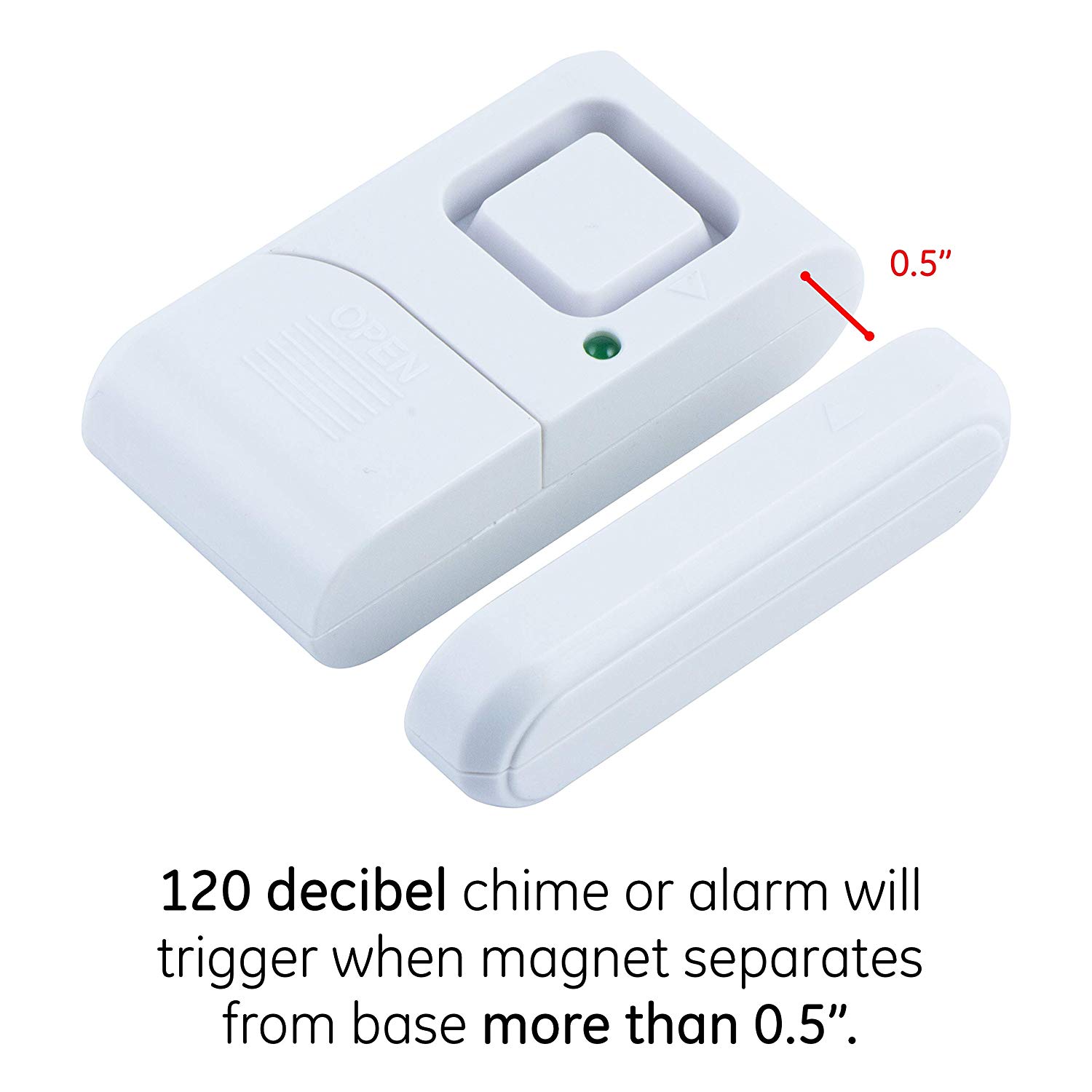 Ge Personal Security Window Door Alarm 4 Pack Battery Operated
