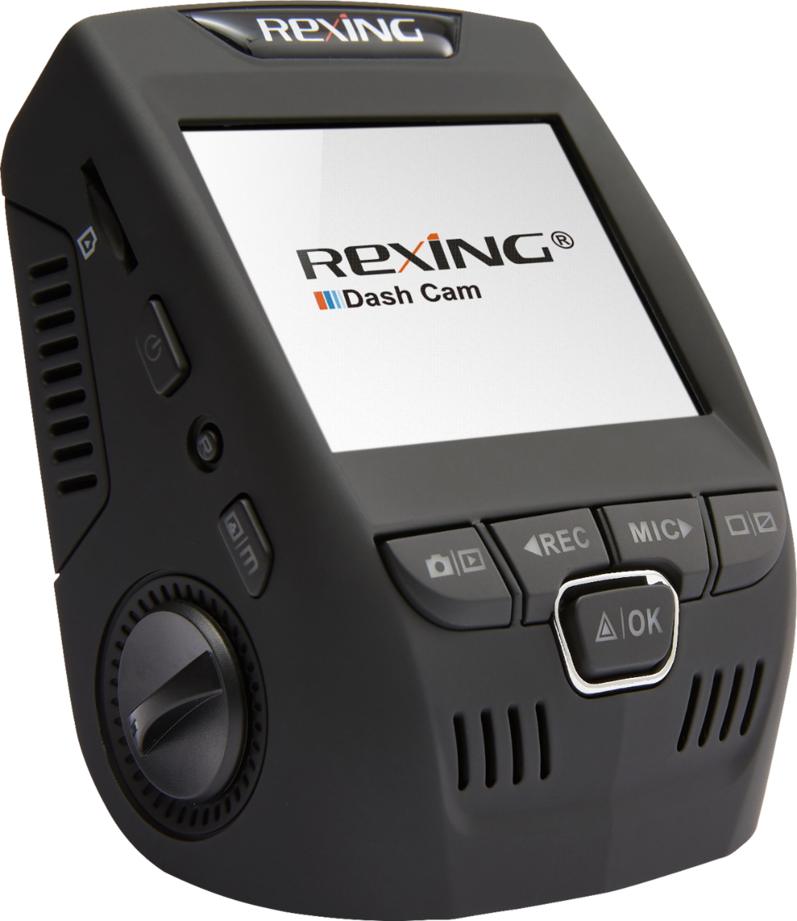 Rexing - V1P Plus Front and Rear Camera Dash Cam - Black $105