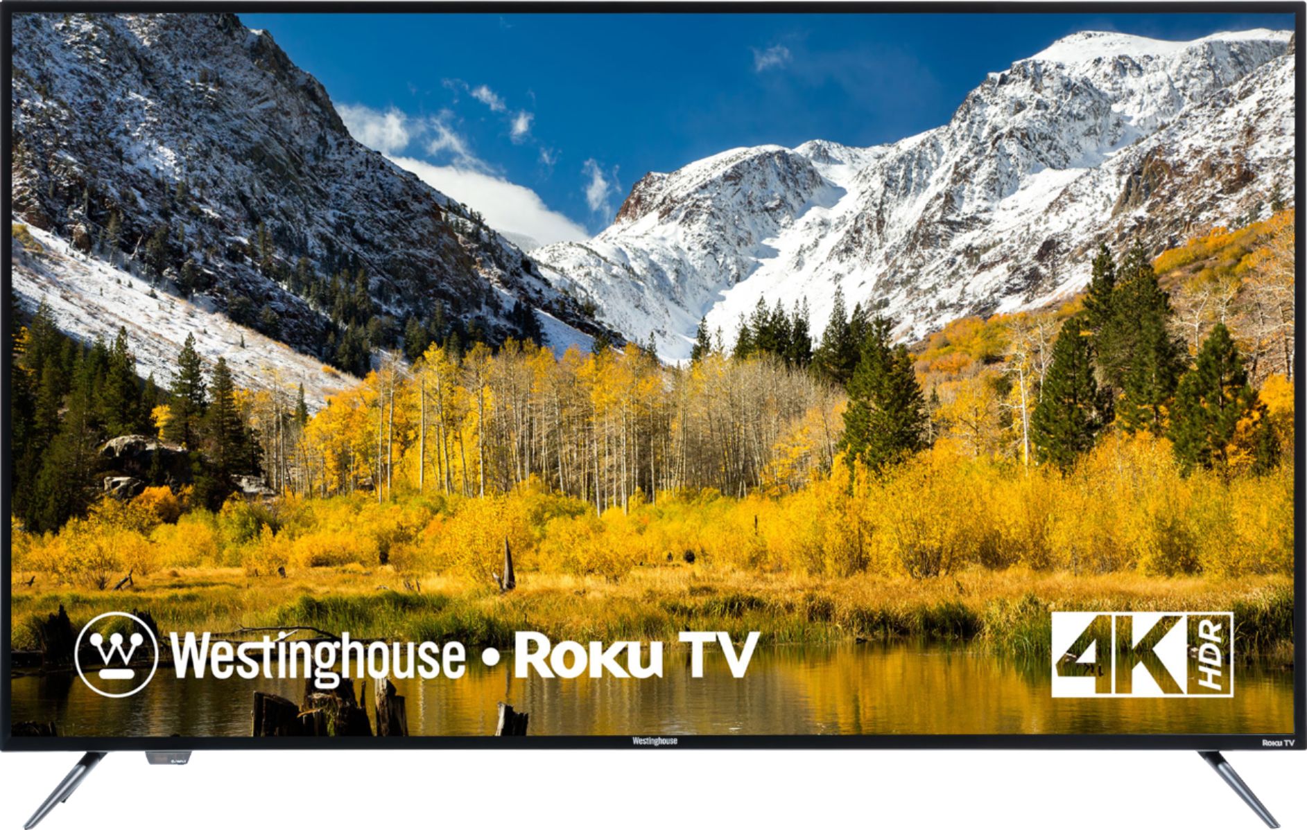 Westinghouse - 58" Class - LED - 2160p - Smart - 4K UHD TV with HDR - Roku TV $280