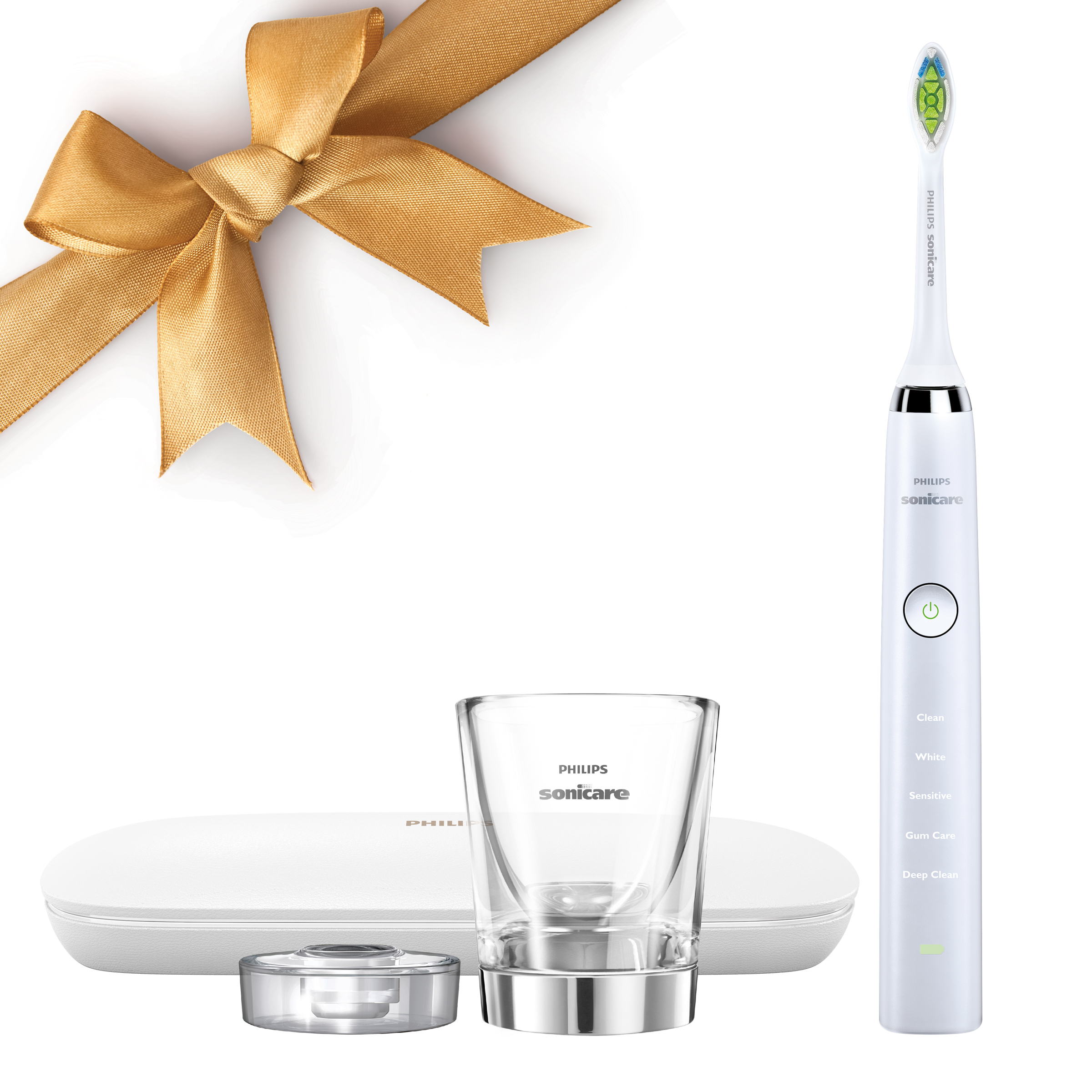 Philips Sonicare DiamondClean Classic Rechargeable Electric Toothbrush, White Edition, HX9331/43 [name: actual_color value: actual_color-white] $84.98
