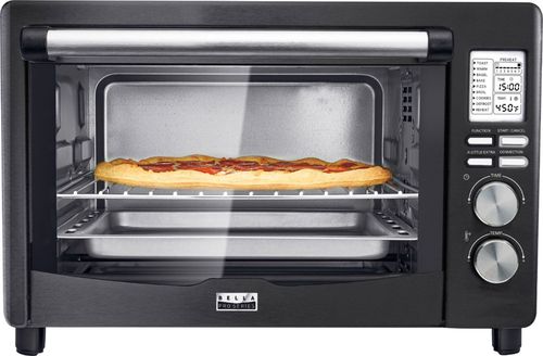 Bella - Pro Series 6-Slice Toaster Oven - Black stainless steel $60