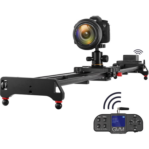 GVM GT-120WD Wireless Carbon Fiber Motorized Camera Slider (47") with Bluetooth Remote $329.92