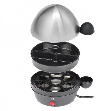 Kalorik Stainless Steel Egg Cooker, Black/Stainless Steel $15