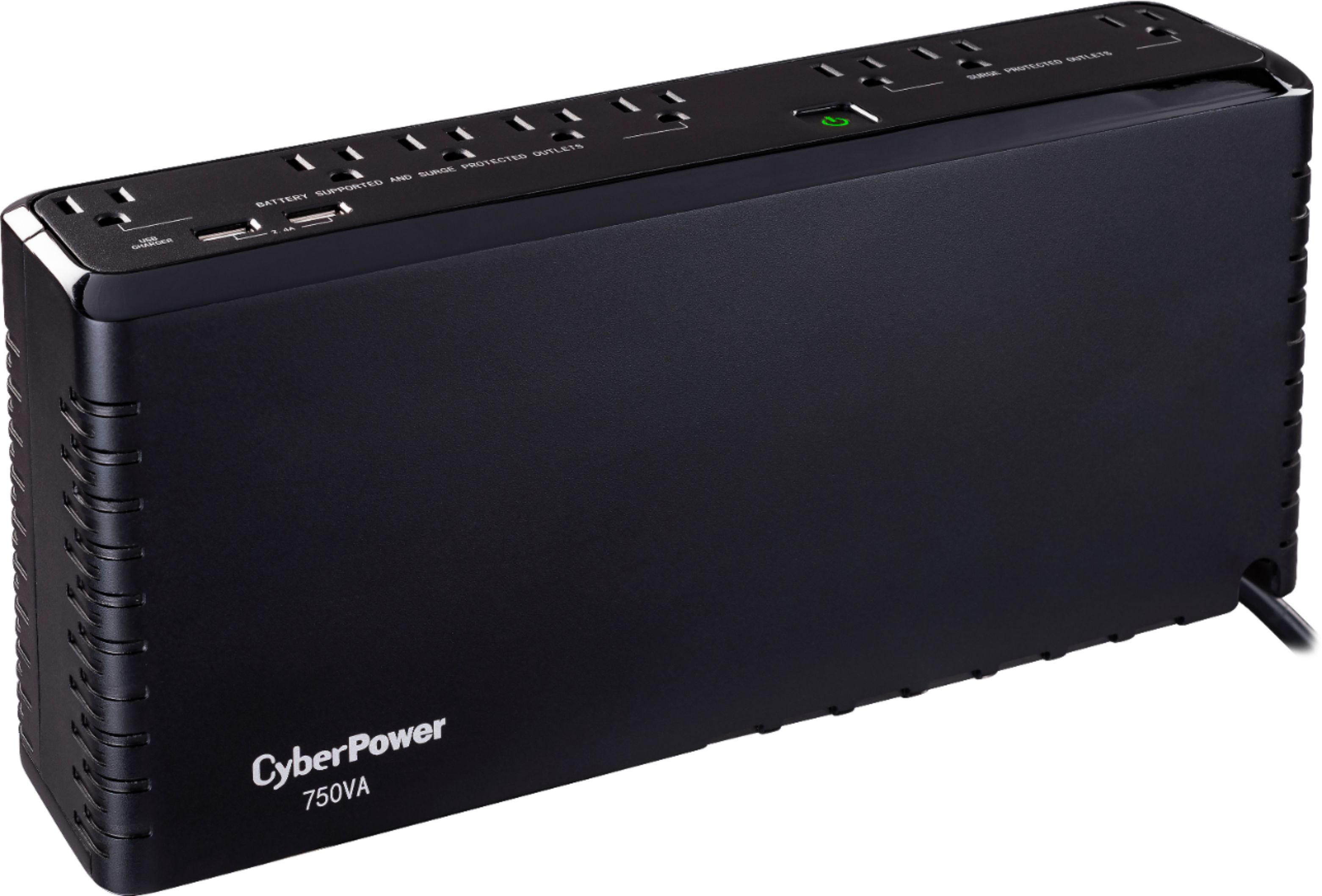 CyberPower - 750VA Battery Back-Up System - Black $60