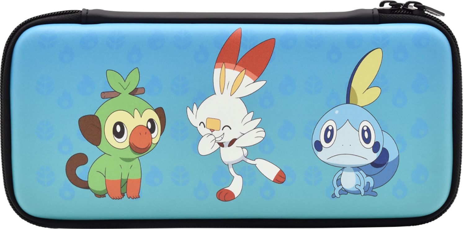 Hori - Pokémon Sword & Shield Hard Pouch for Nintendo Switch - Blue $5 YMMV