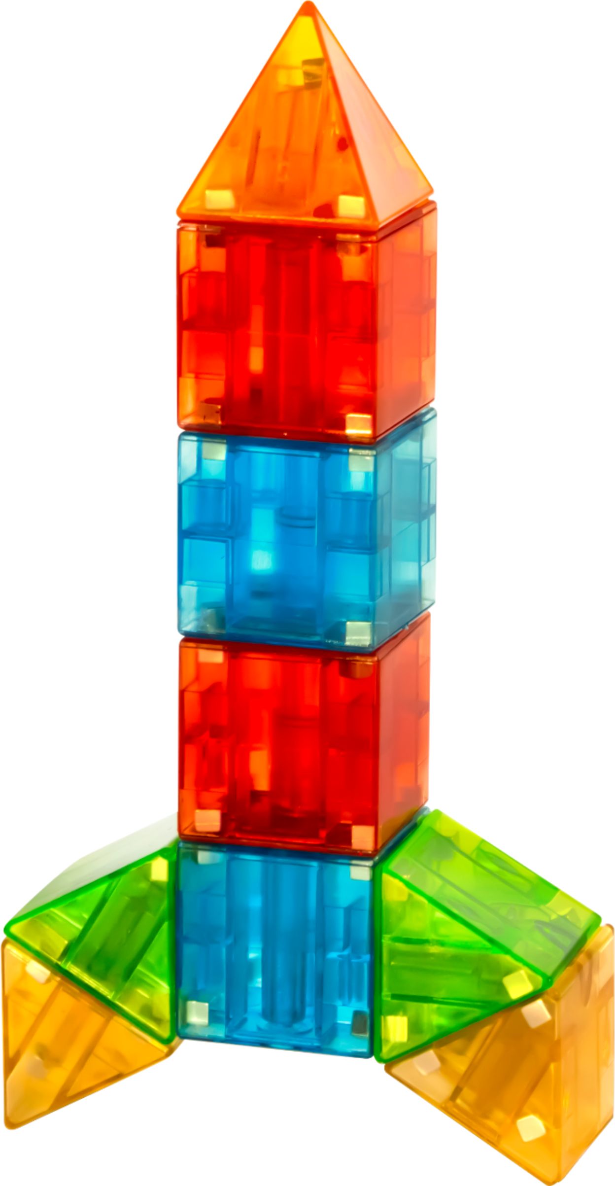 Magna-Tiles - Magna-Qubix - Red/Orange/Yellow/Green/Blue $15